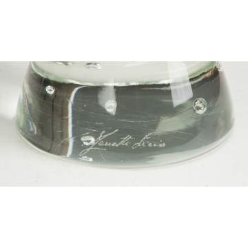 Baccarat Glass Fish Tail & Glass Dolphin