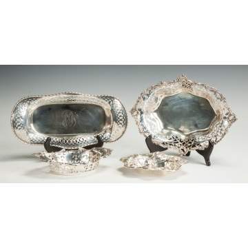 4 Sterling Silver Bowls