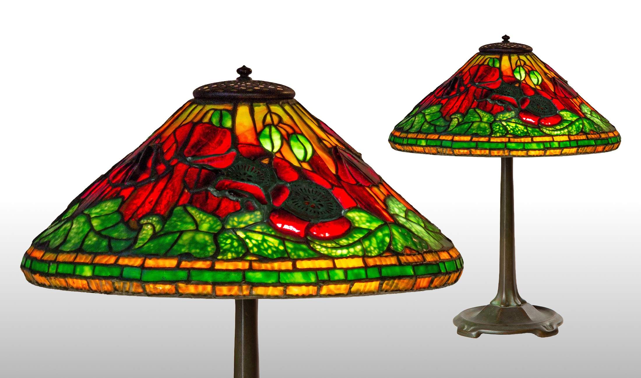 Tiffany Studios Poppy Lamp