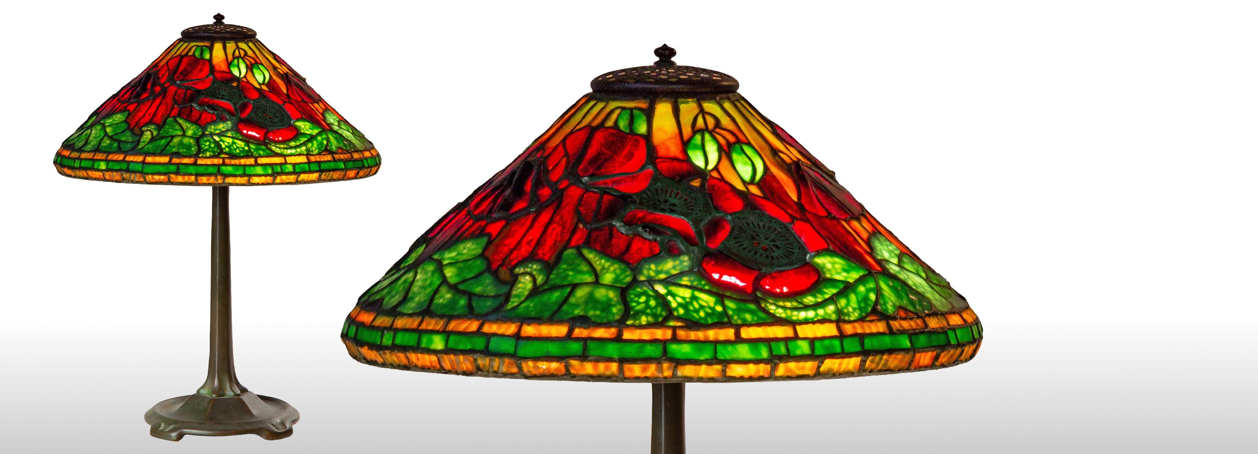 Tiffany Studios Poppy Lamp