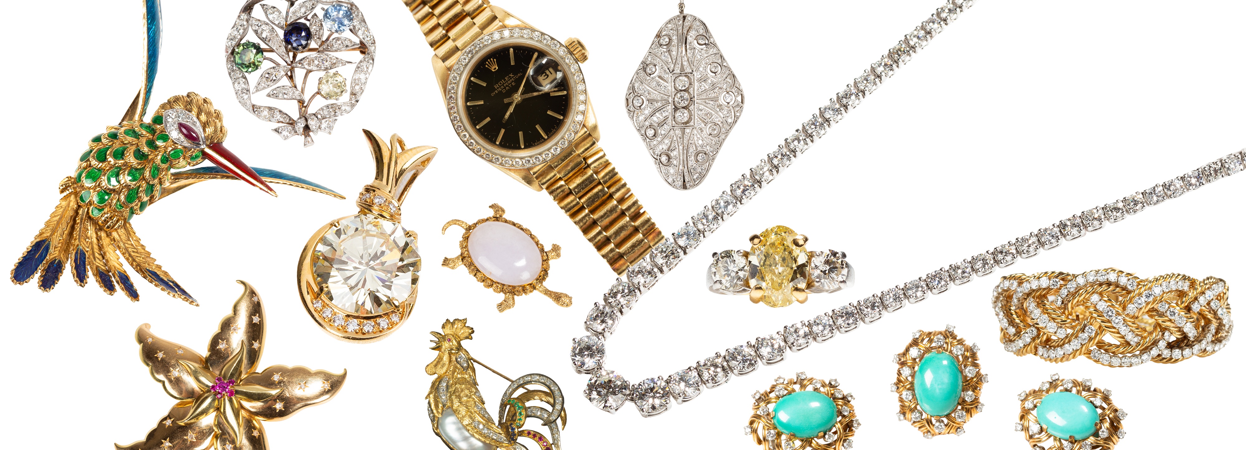 Over 150 pieces of fine estate jewelry