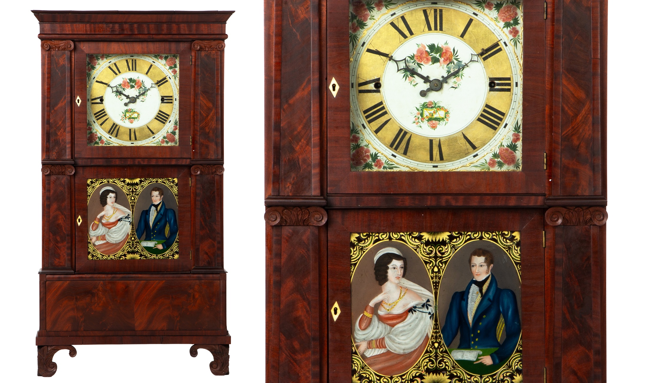 Fine & Rare Rodney Brace Mahogany Shelf Clock